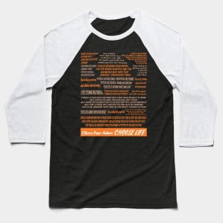 T2 Choose Life Baseball T-Shirt